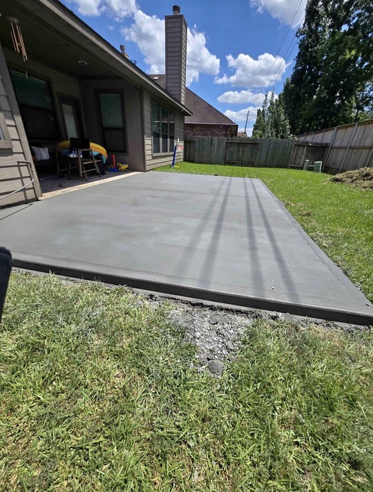 Backyard patio